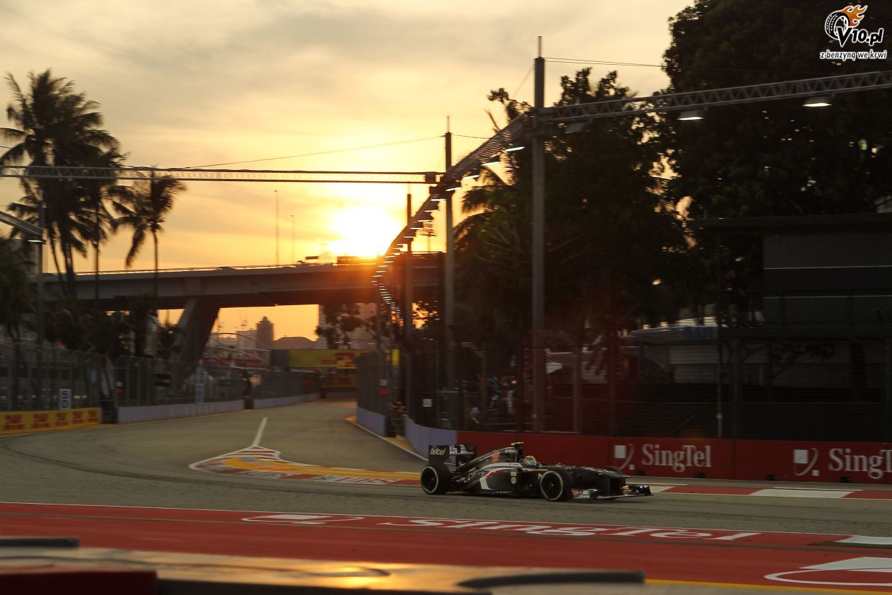 GP Singapuru 2013 - pitkowe treningi
