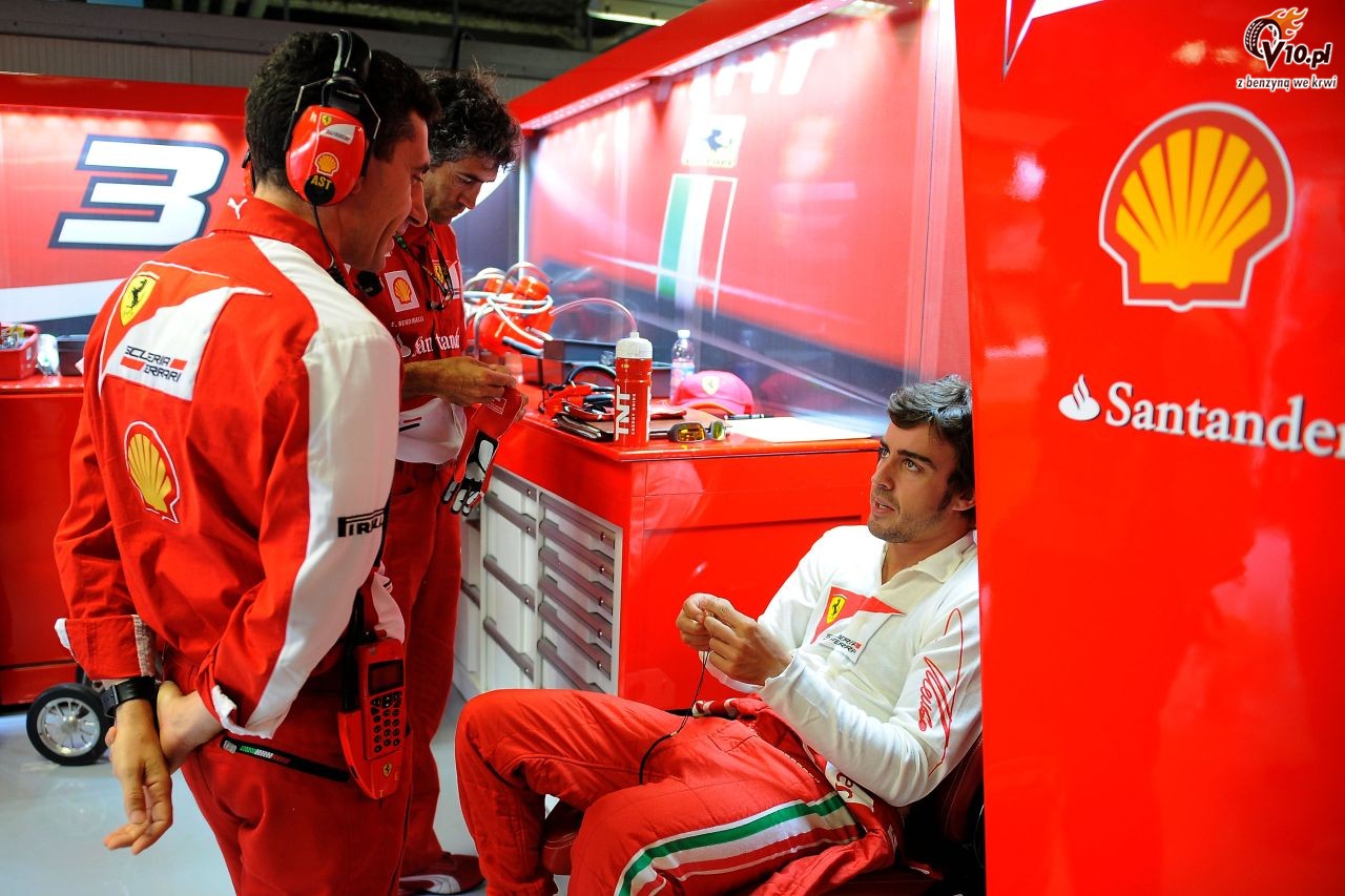Alonso boi si o form Ferrari na Yas Marina