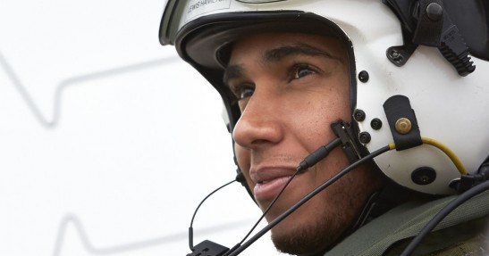 Lewis Hamilton - lot myśliwcem RAF