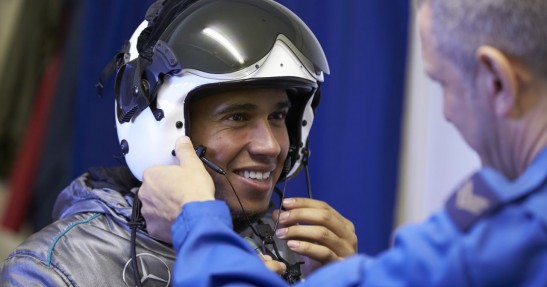 Lewis Hamilton - lot myśliwcem RAF