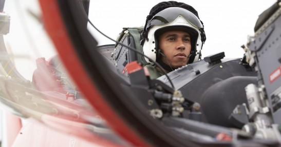 Lewis Hamilton - lot myśliwcem RAF
