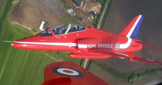 Lewis Hamilton - lot myśliwcem RAF