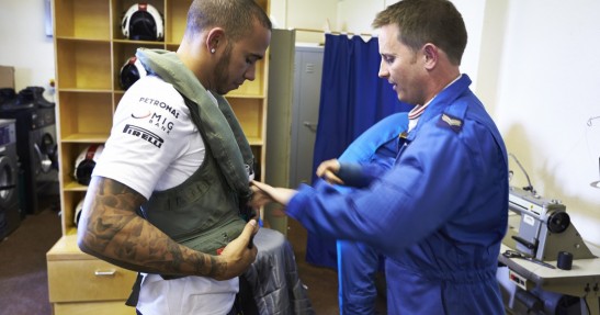 Lewis Hamilton - lot myśliwcem RAF