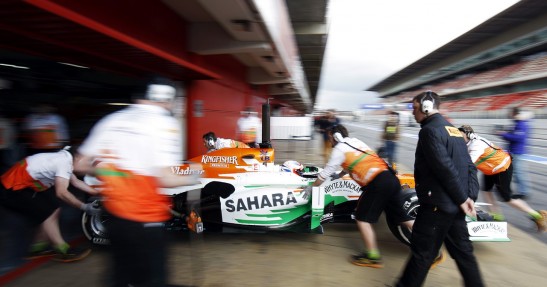 I Testy F1 w Barcelonie 2013 - dzień pierwszy