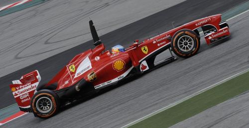 Testy F1 w Barcelonie: Alonso dyktuje tempo trzeciego poranka