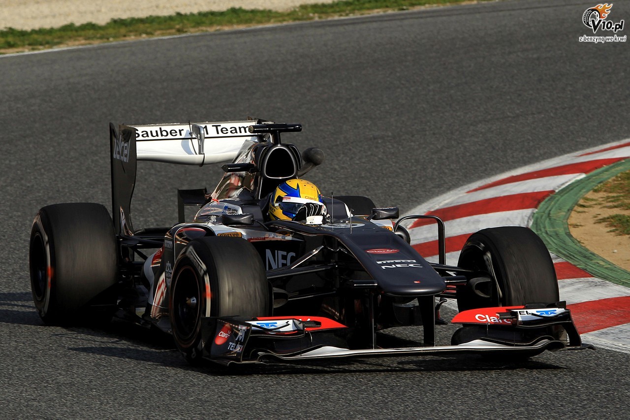 I Testy F1 w Barcelonie 2013 - dzie pierwszy