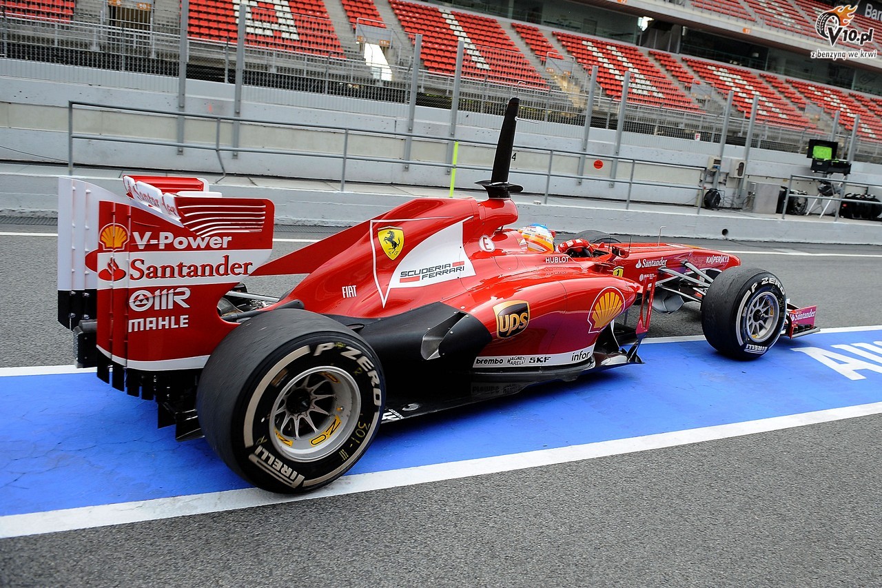 I Testy F1 w Barcelonie 2013 - dzie pierwszy
