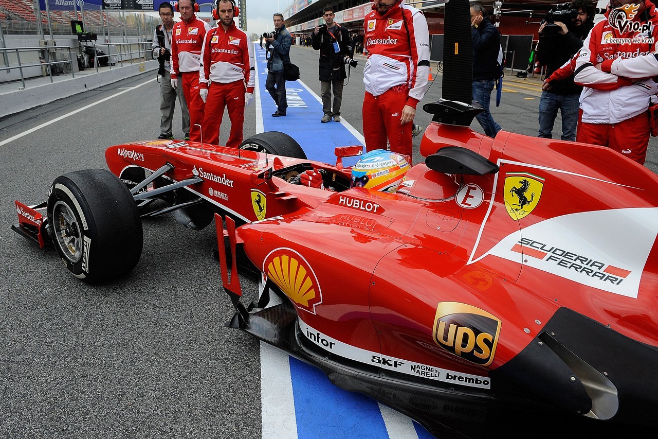 I Testy F1 w Barcelonie 2013 - dzie pierwszy