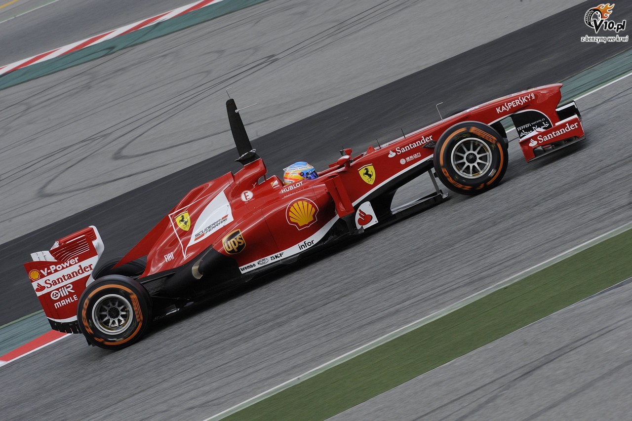 I Testy F1 w Barcelonie 2013 - dzie pierwszy