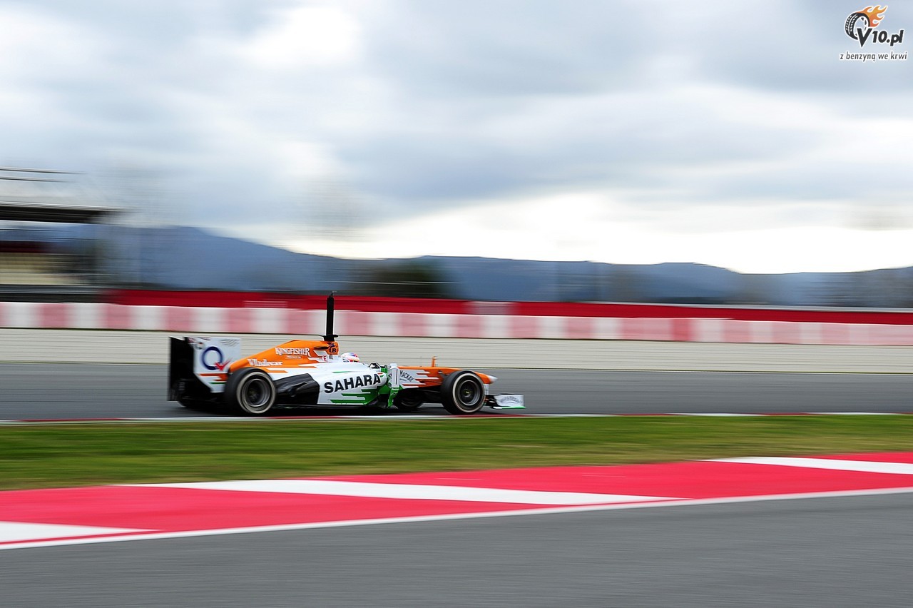 I Testy F1 w Barcelonie 2013 - dzie pierwszy