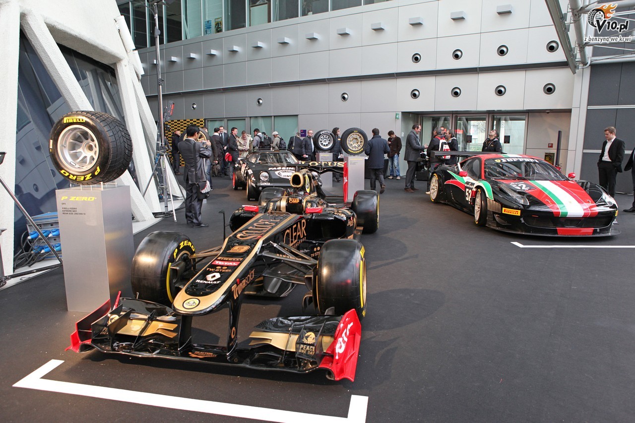 Pirelli - prezentacja opon do sportów motorowych na sezon 2013