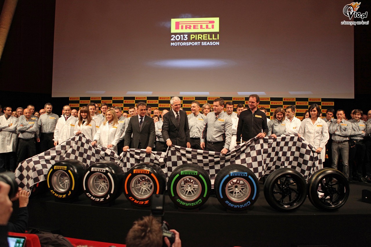 Pirelli - prezentacja opon do sportów motorowych na sezon 2013
