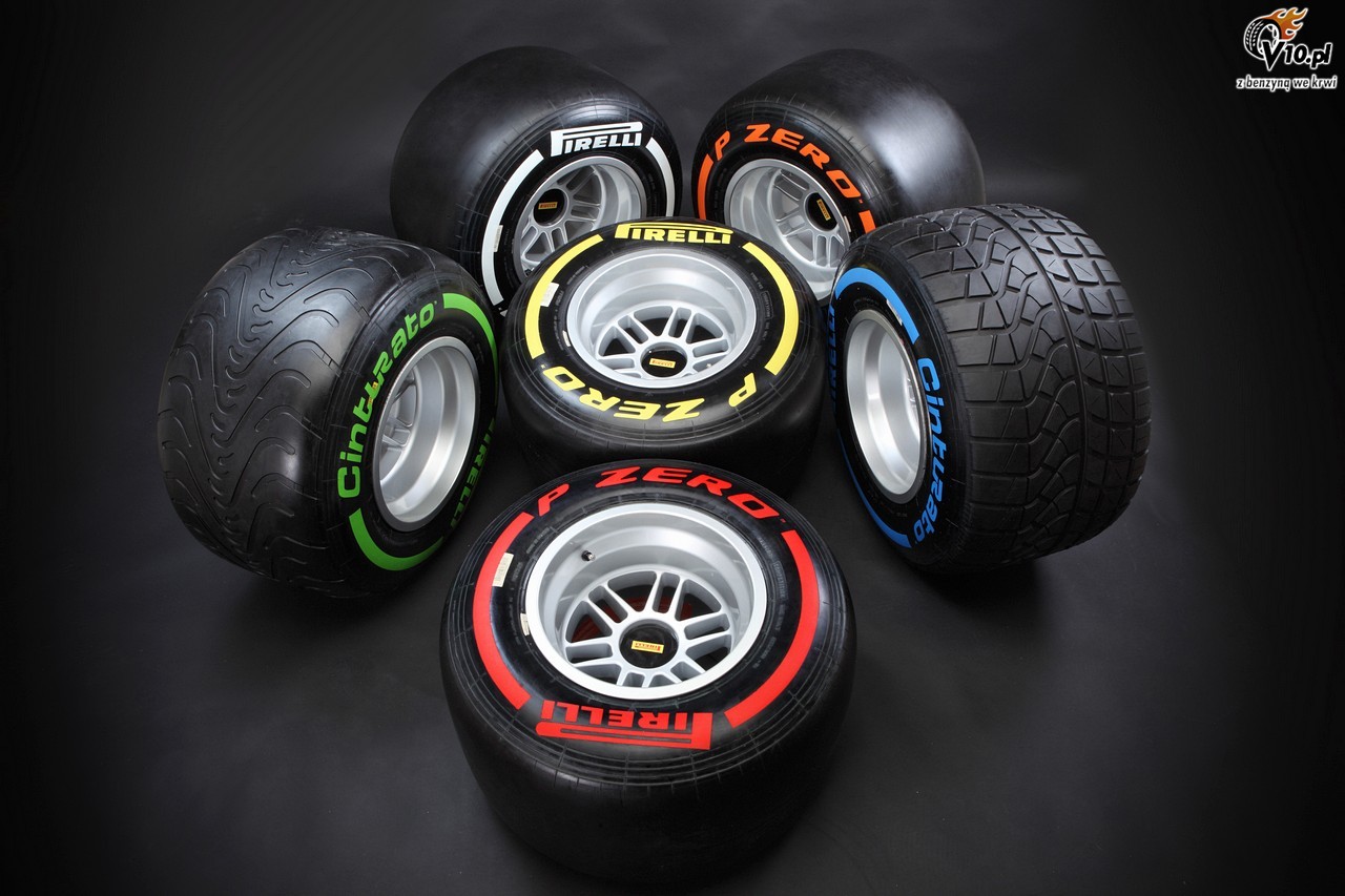 Opony Pirelli dla F1 na sezon 2013