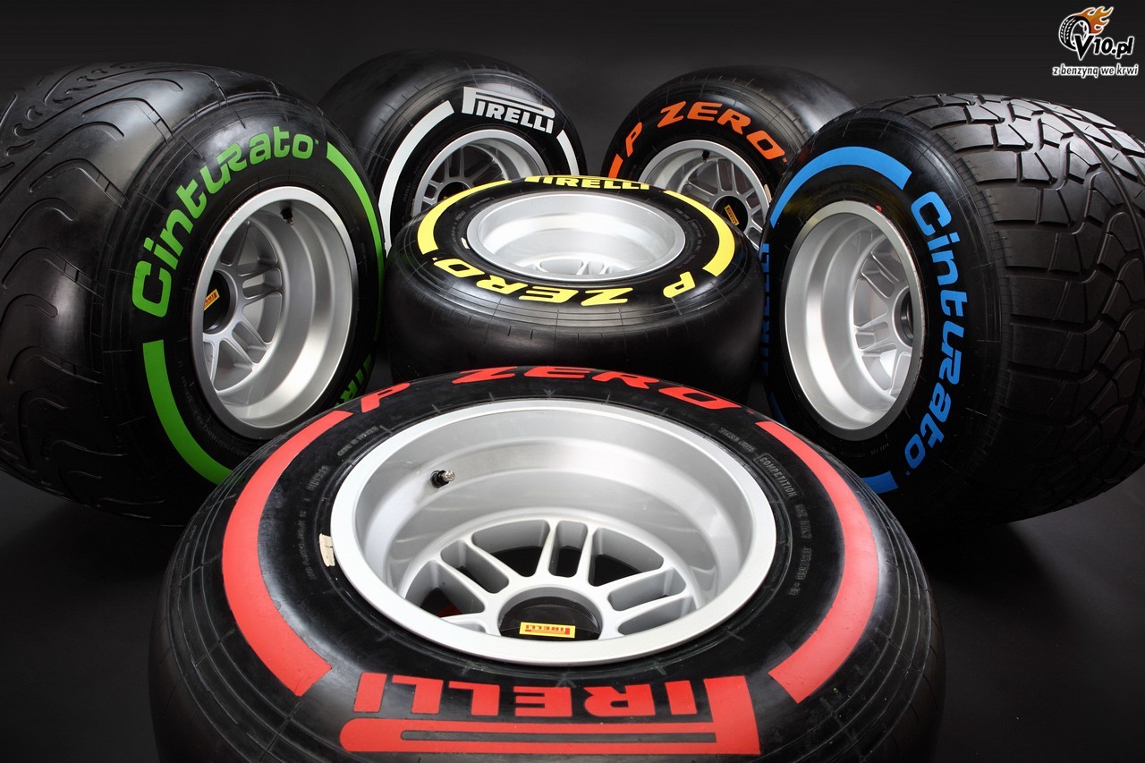 Opony Pirelli dla F1 na sezon 2013