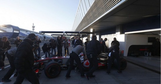 Testy F1 w Jerez 2013 - dzień pierwszy