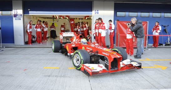 Testy F1 w Jerez 2013 - dzień pierwszy