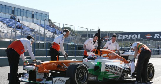 Testy F1 w Jerez 2013 - dzień pierwszy