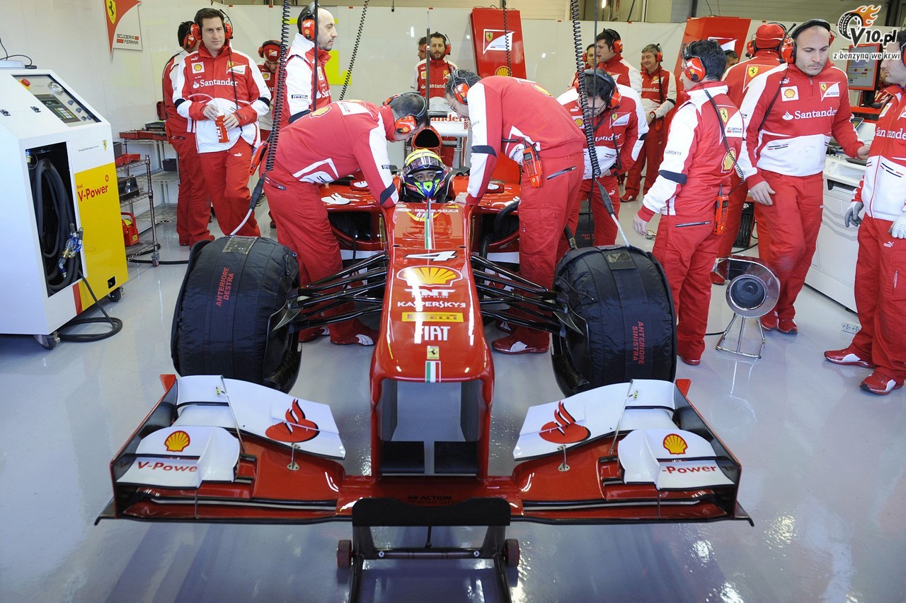 Testy F1 w Jerez - statystyki Pirelli
