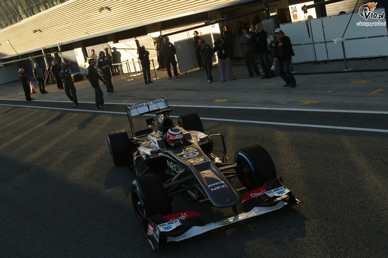 Testy F1 w Jerez 2013 - dzie pierwszy