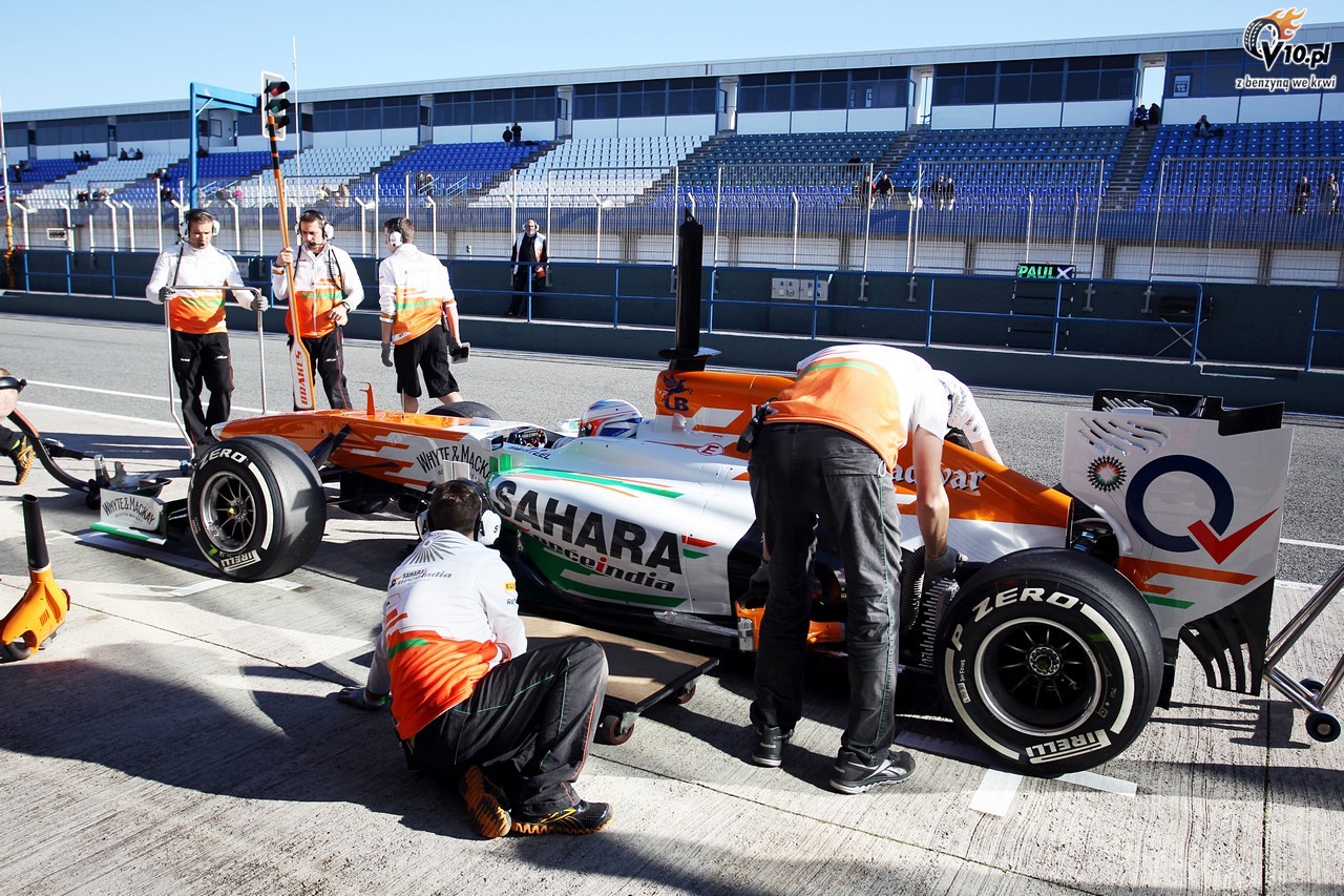 Testy F1 w Jerez 2013 - dzie pierwszy