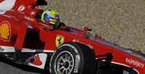Testy F1 w Jerez - statystyki Pirelli