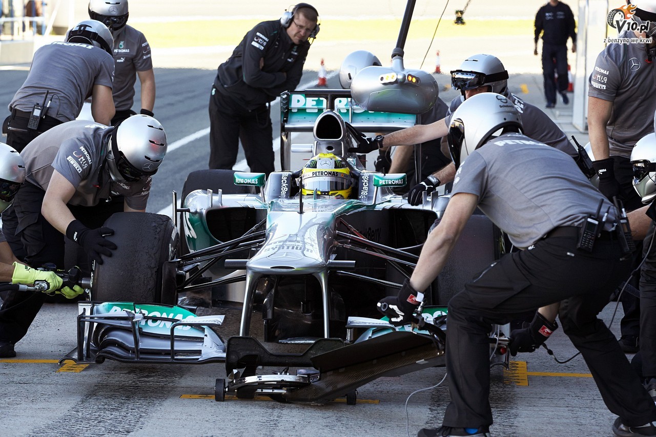Testy F1 w Jerez - statystyki Pirelli