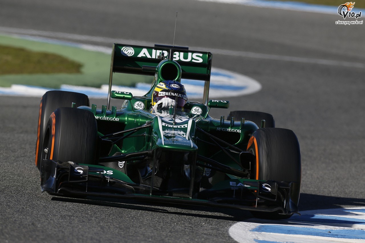 Caterham zdradza ch utrzymania skadu Pic - Van der Garde na sezon 2014