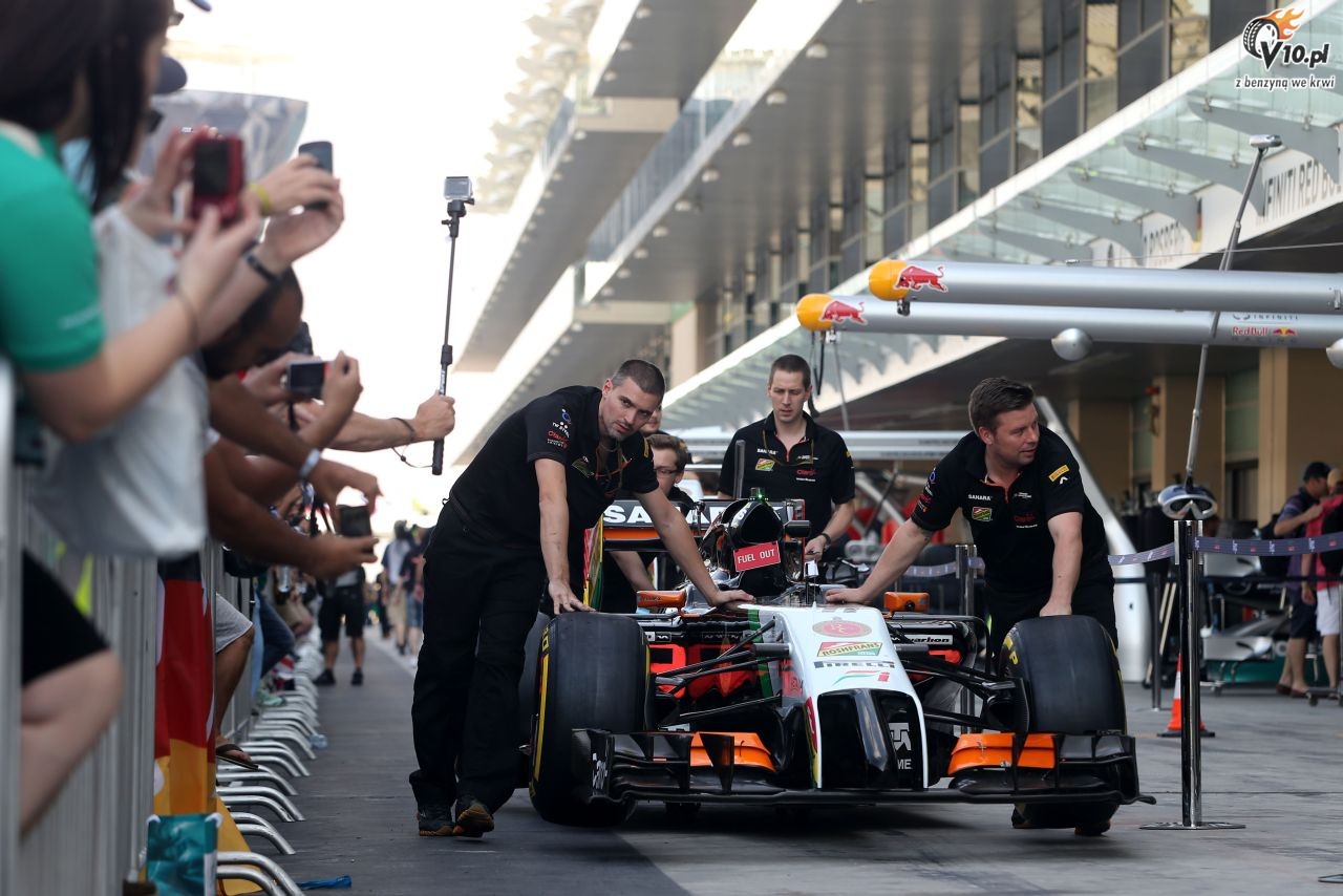 GP Abu Zabi 2014 - przygotowania