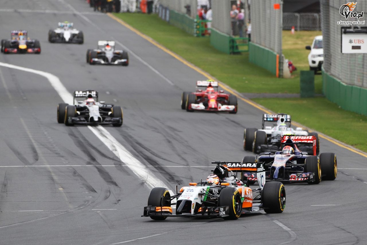 GP Australii 2014 - wycig