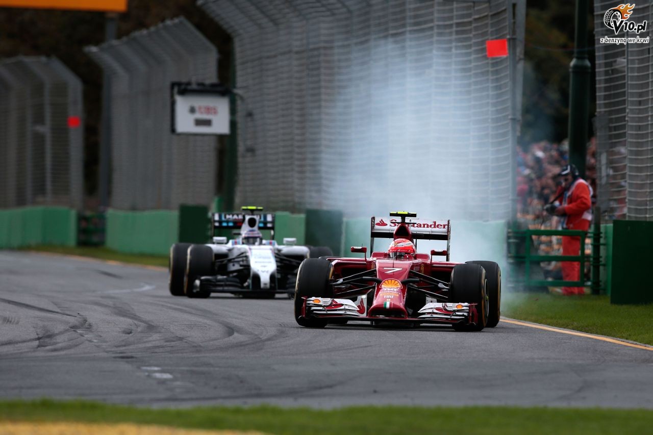Raikkonen ma problem z nowymi hamulcami