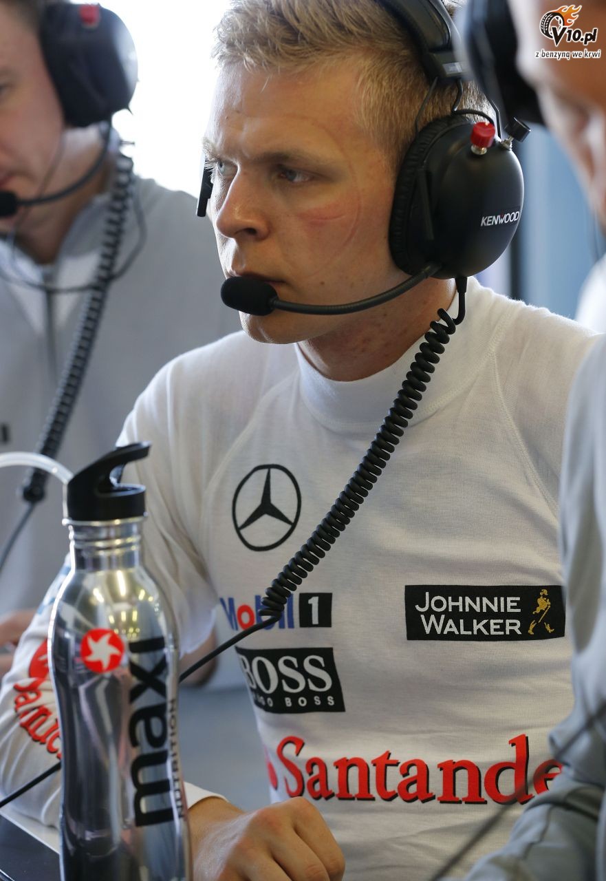 Magnussen ma chrapk na podium