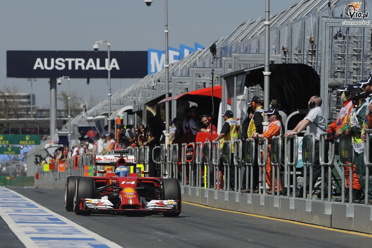 GP Australii 2014 - pitkowe treningi