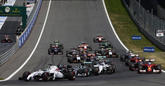 GP Austrii 2014 - wyścig