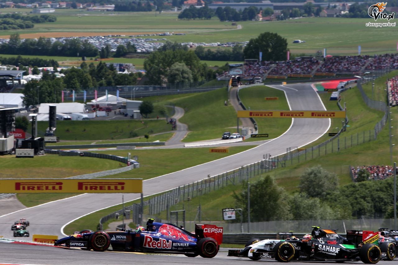 GP Austrii 2014 - wycig