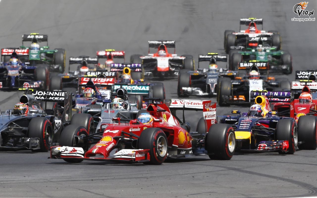 GP Austrii 2014 - wycig