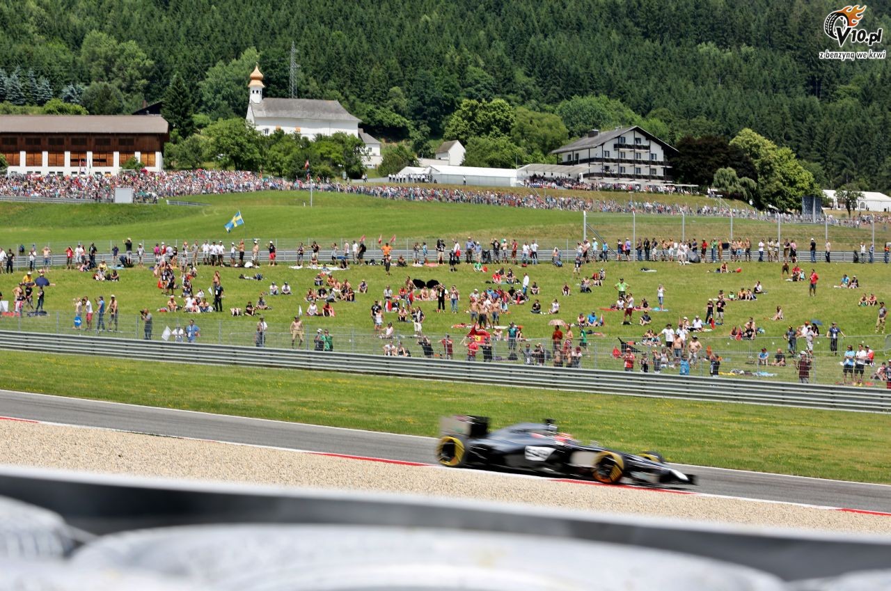 GP Austrii 2014 - wycig