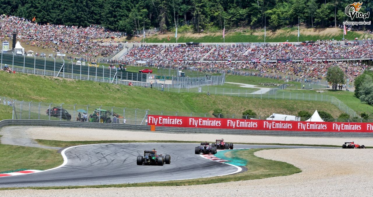GP Austrii 2014 - wycig