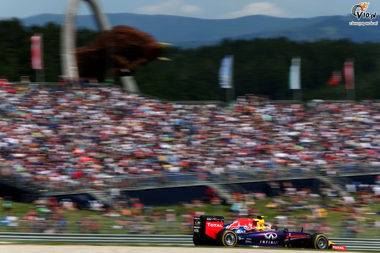 GP Austrii 2014 - wycig