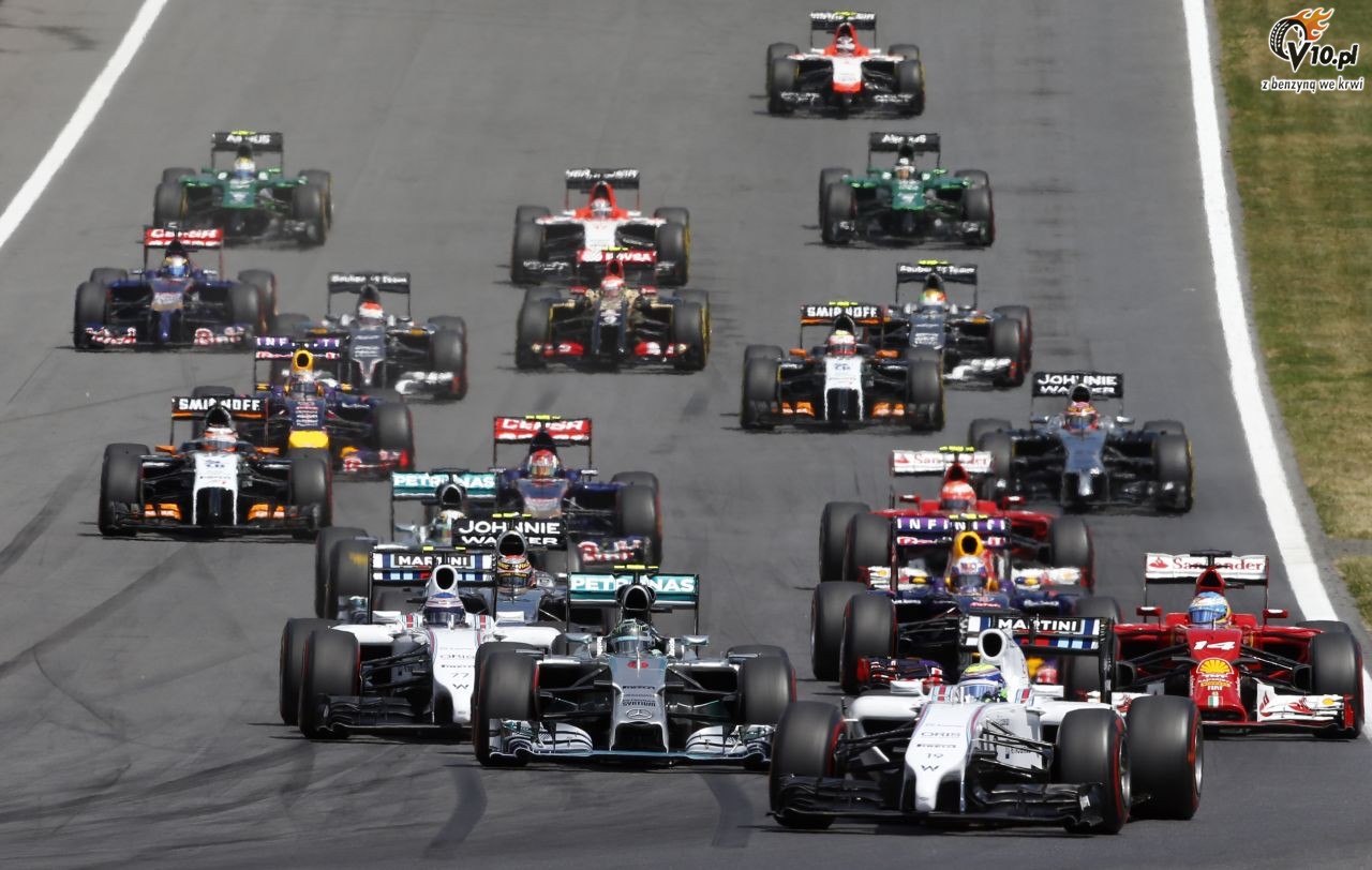 GP Austrii 2014 - wycig