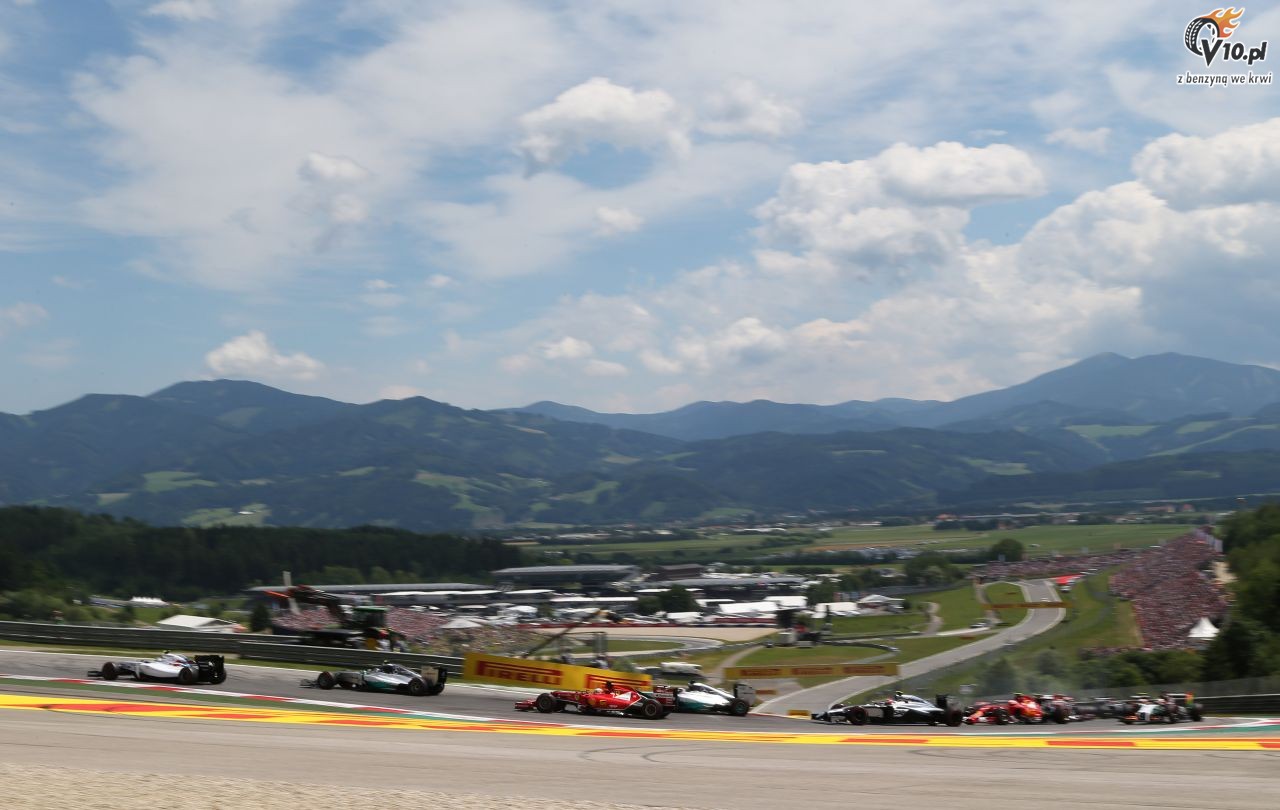 GP Austrii 2014 - wycig
