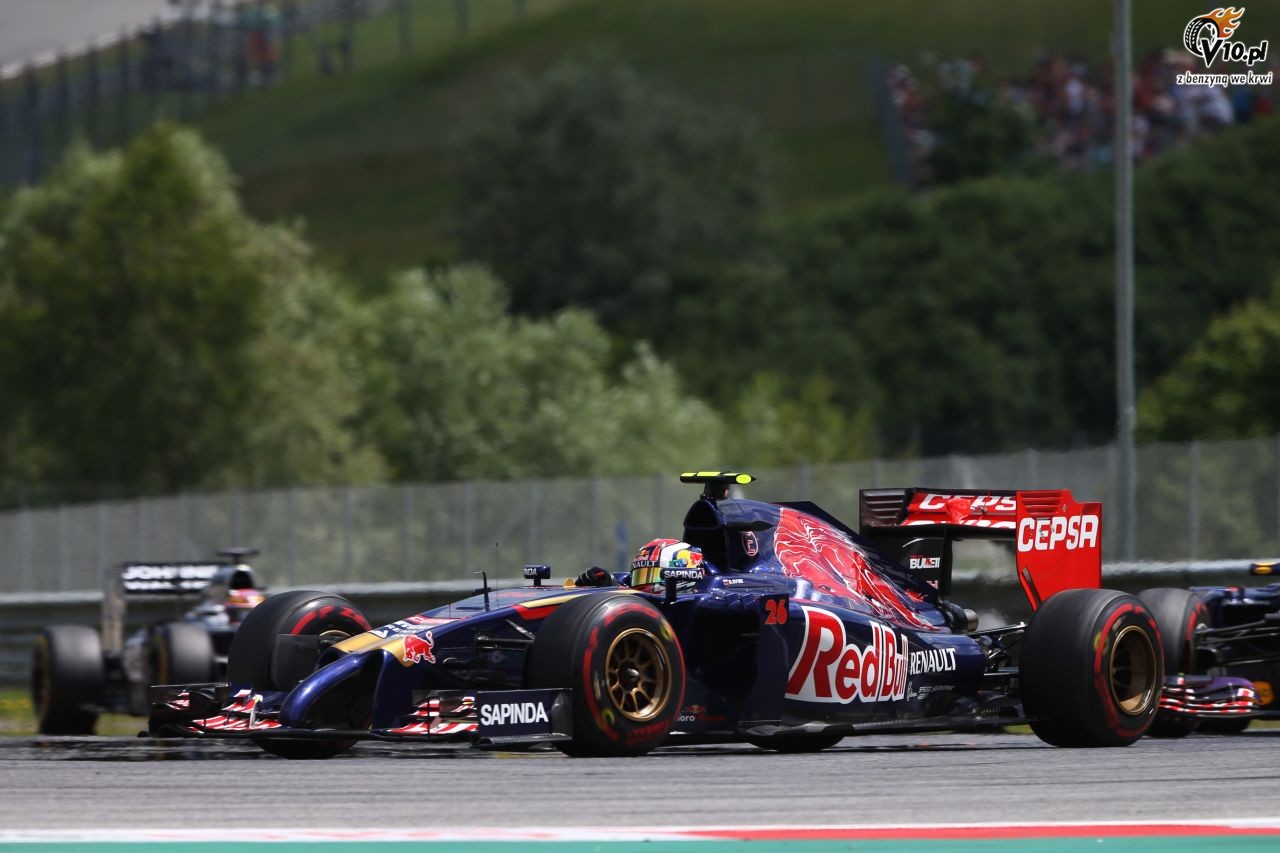 GP Austrii 2014 - wycig