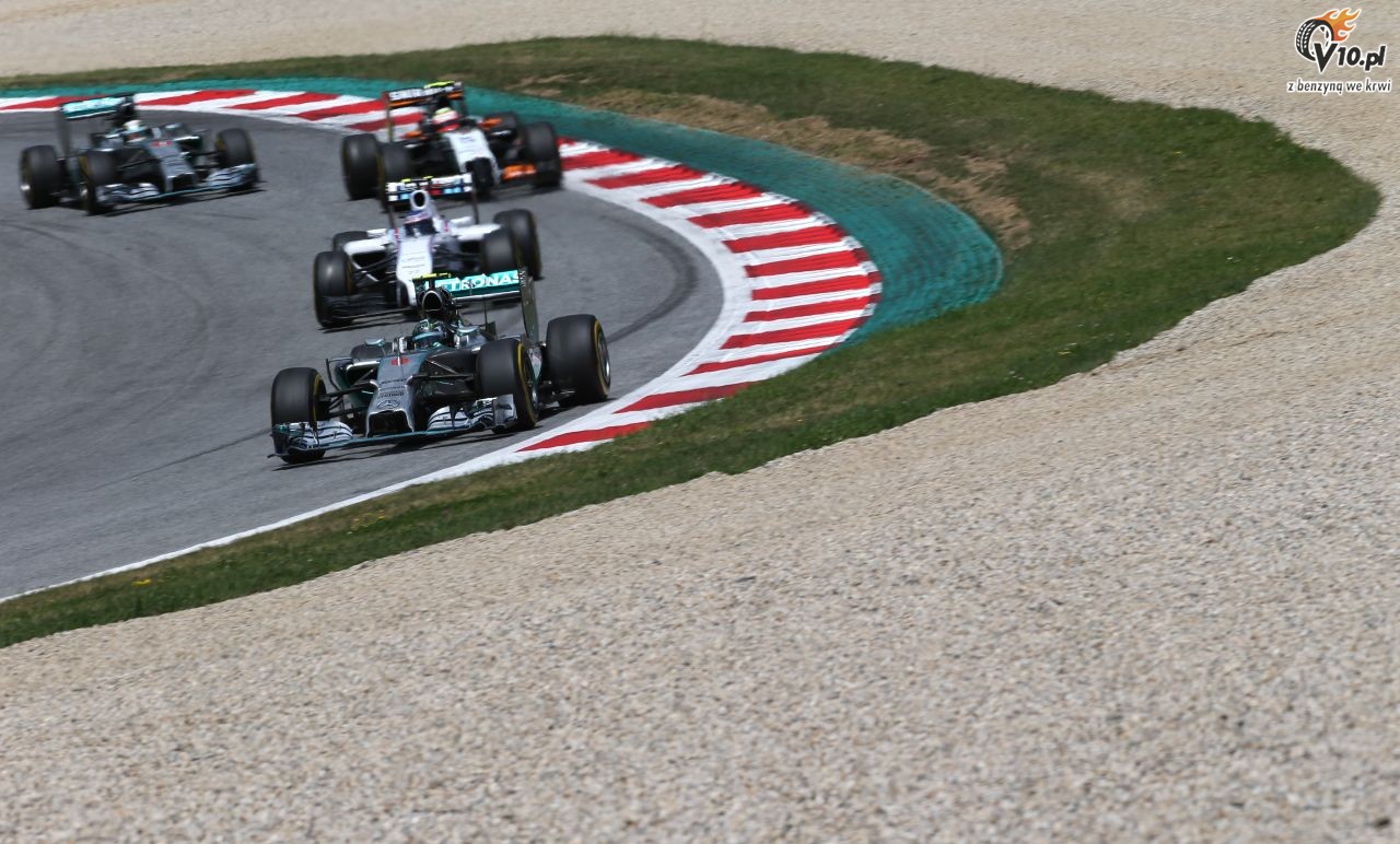 GP Austrii 2014 - wycig