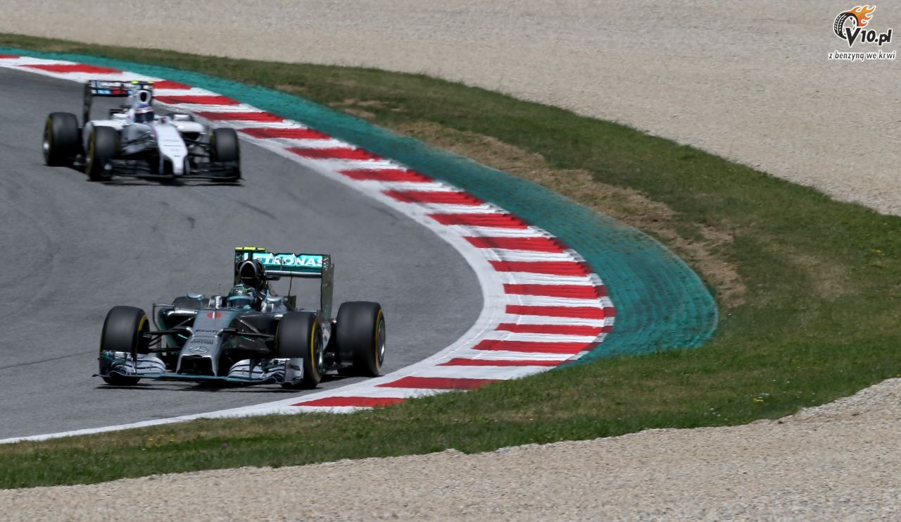GP Austrii 2014 - wycig