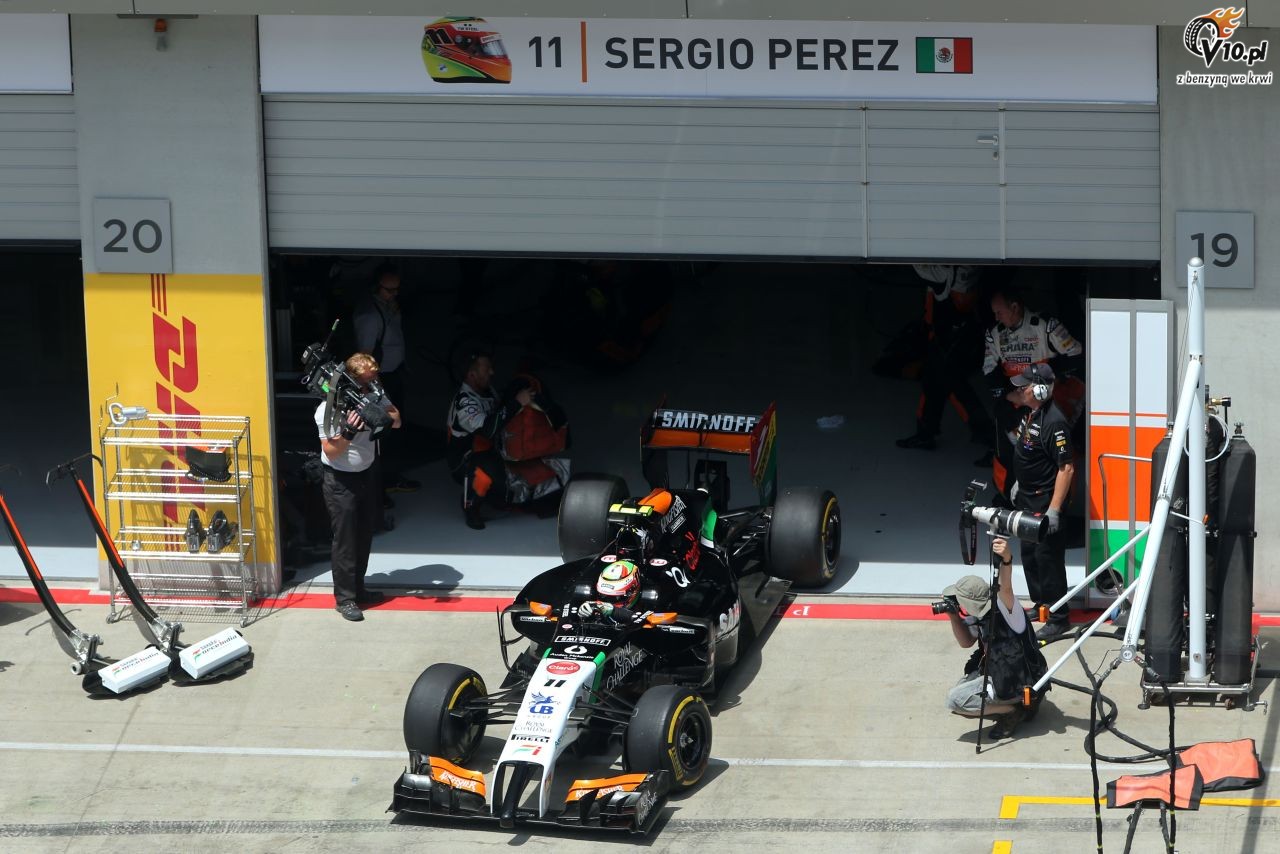 GP Austrii 2014 - wycig