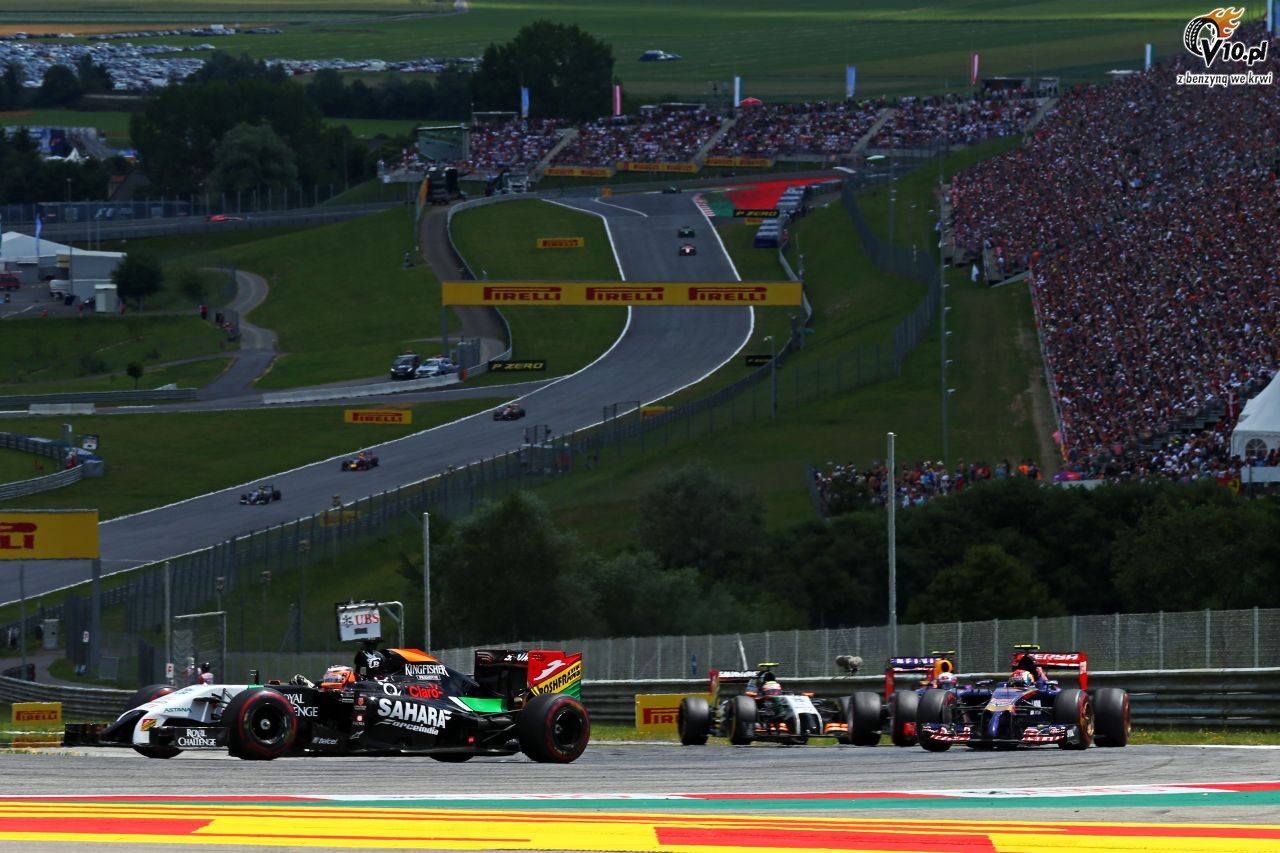 GP Austrii 2014 - wycig