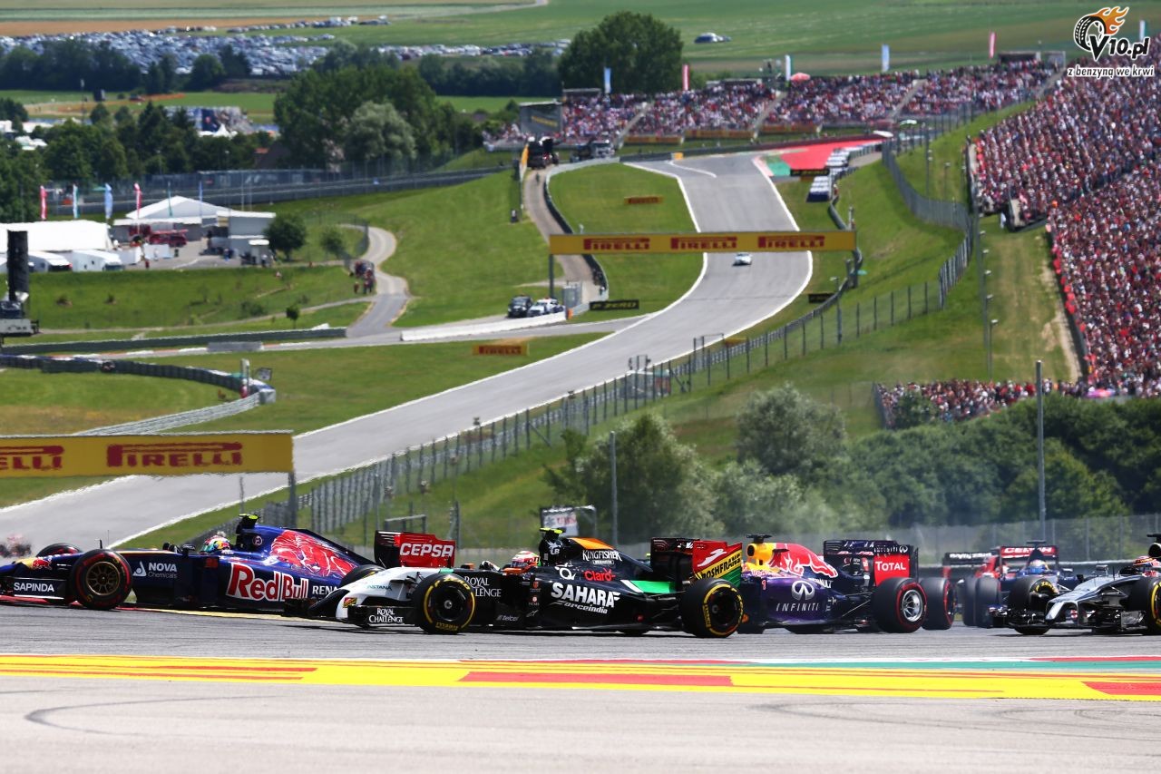 GP Austrii 2014 - wycig