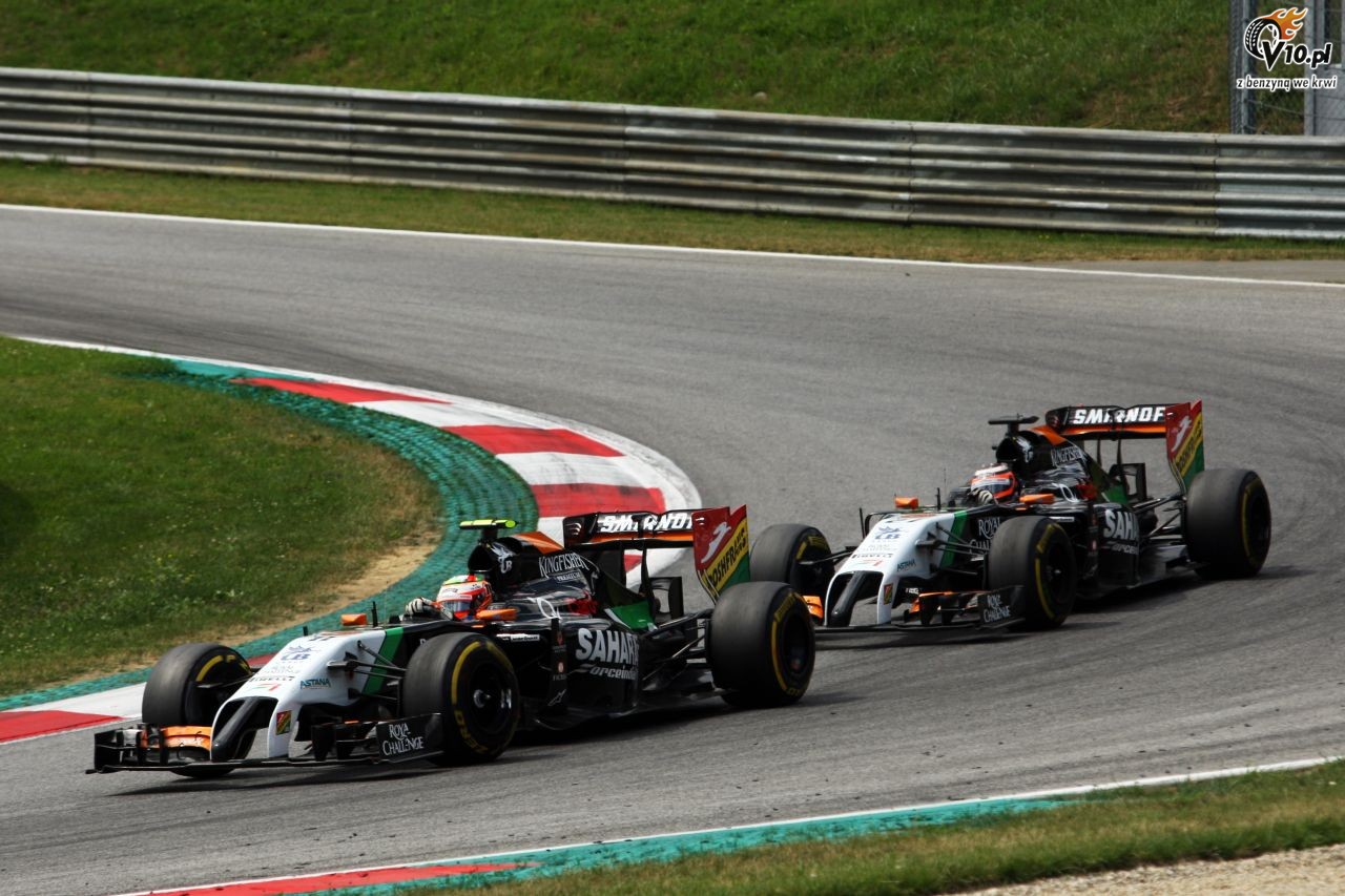 GP Austrii 2014 - wycig