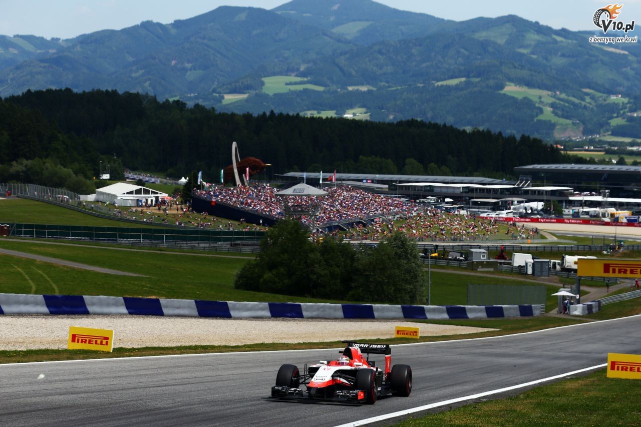 GP Austrii 2014 - wycig