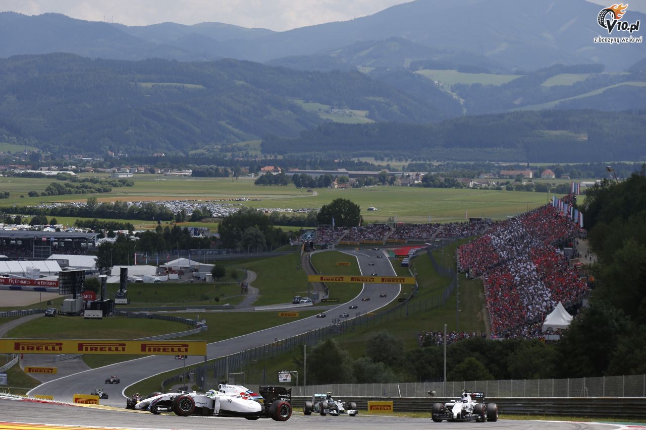 GP Austrii 2014 - wycig