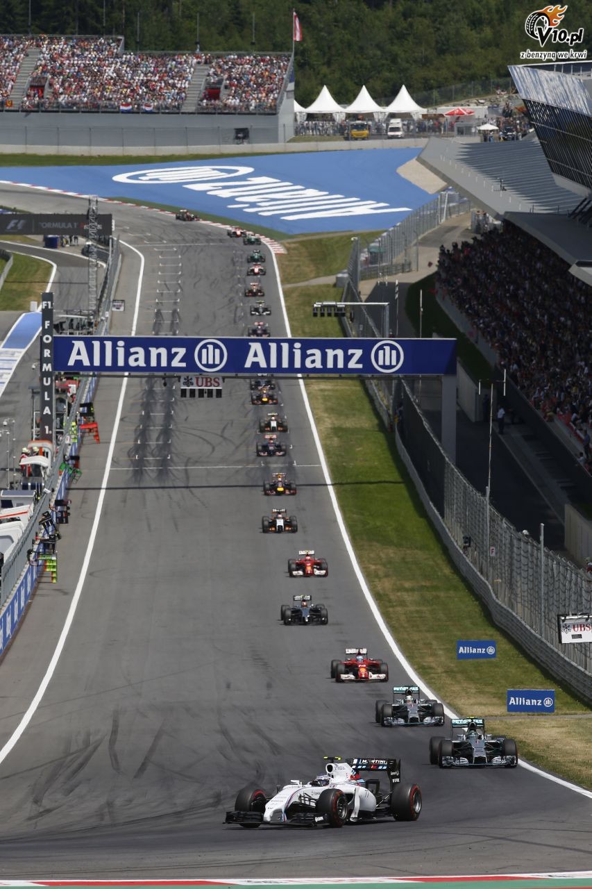 GP Austrii 2014 - wycig